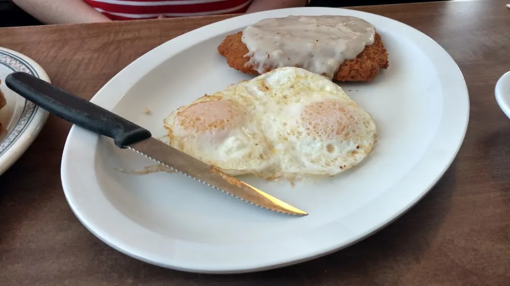 Country Fried Steak with Baked Potato